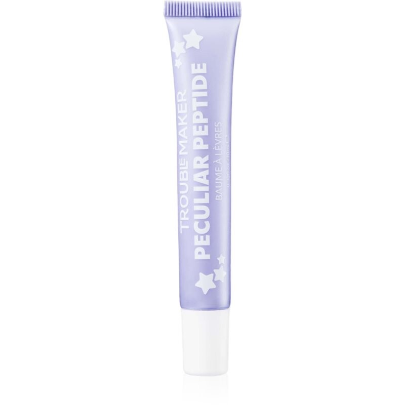 Trouble Maker Peculiar Peptide lip balm glittering shade Blueberry Muffin Lilac 10 ml
