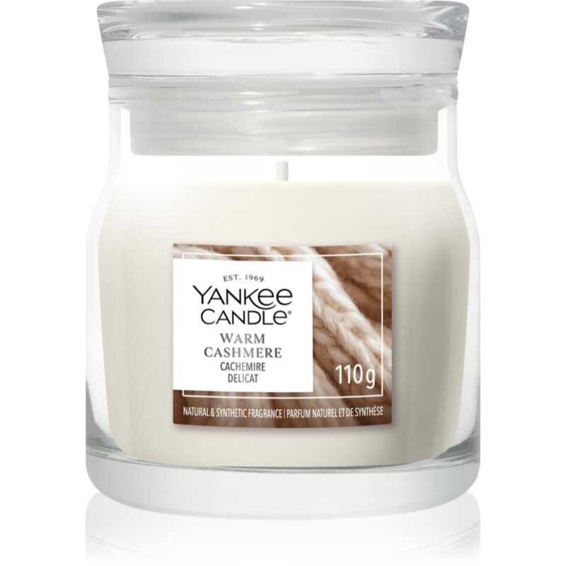 Yankee Candle Warm Cashmere scented candle Signature 110 g