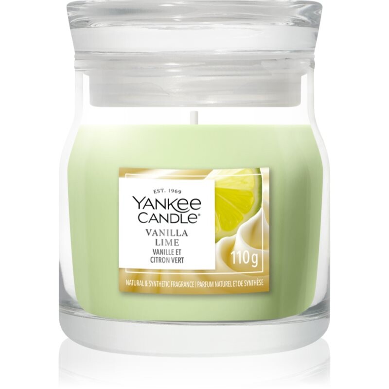 Yankee Candle Vanilla Lime scented candle Signature 110 g