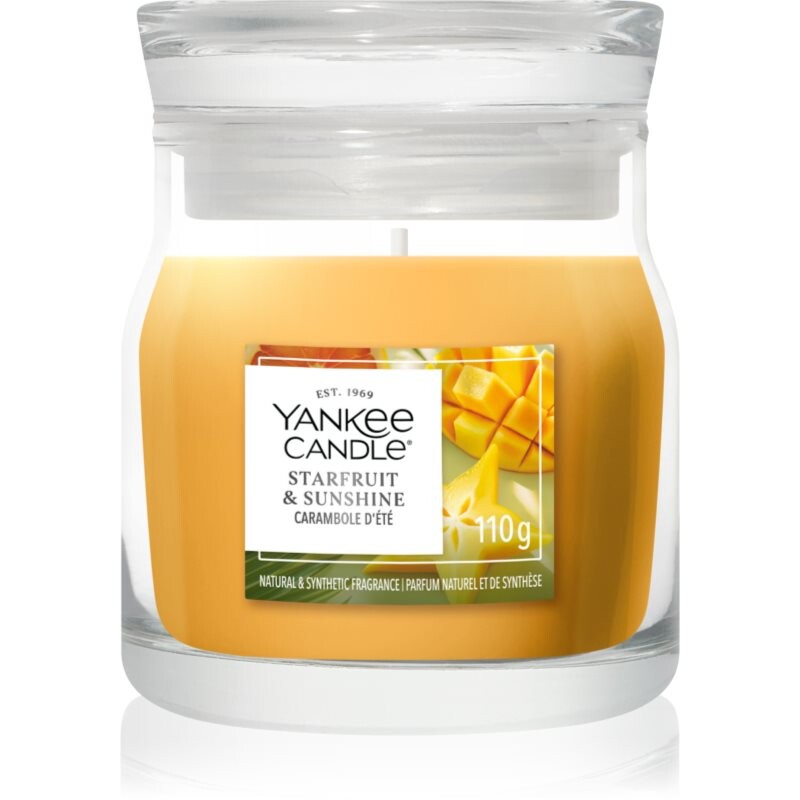 Yankee Candle Starfruit & Sunshine scented candle Signature 110 g