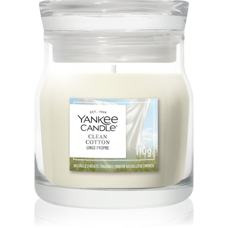 Yankee Candle Clean Cotton scented candle Signature 110 g