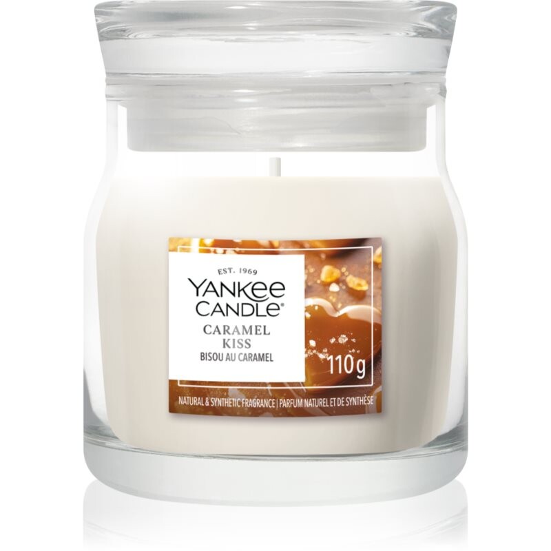 Yankee Candle Caramel Kiss scented candle Signature 110 g