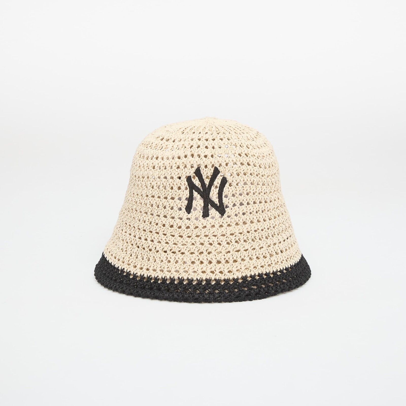 New Era Knitted Bucket New York Yankees Stone/ Black M/L