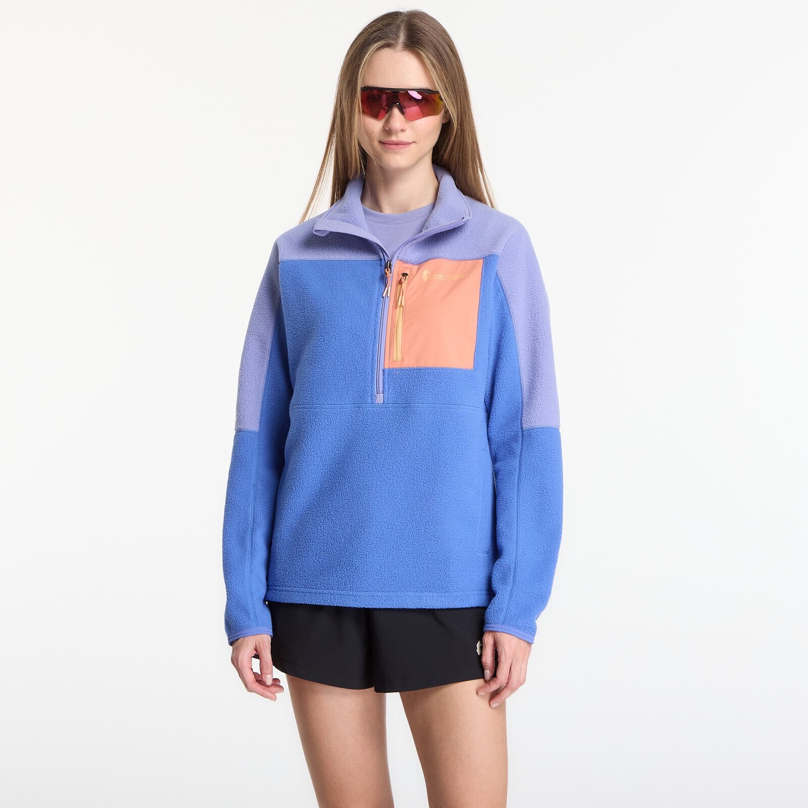 Sweatshirt Cotopaxi W's Abrazo Fleece Half-Zip Jacket Aster and Azure XS