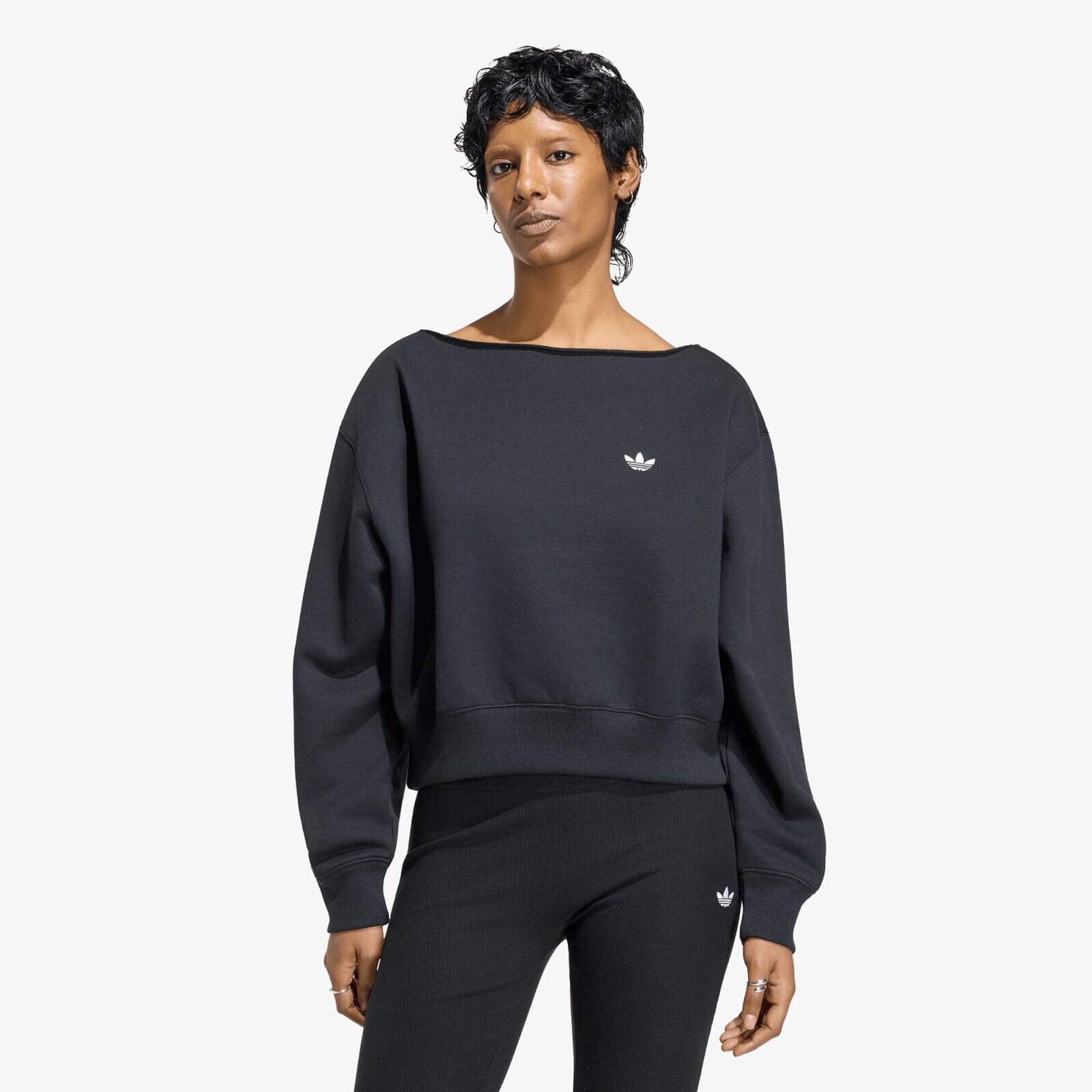 Sweatshirt adidas Ess Crw Lo Black S