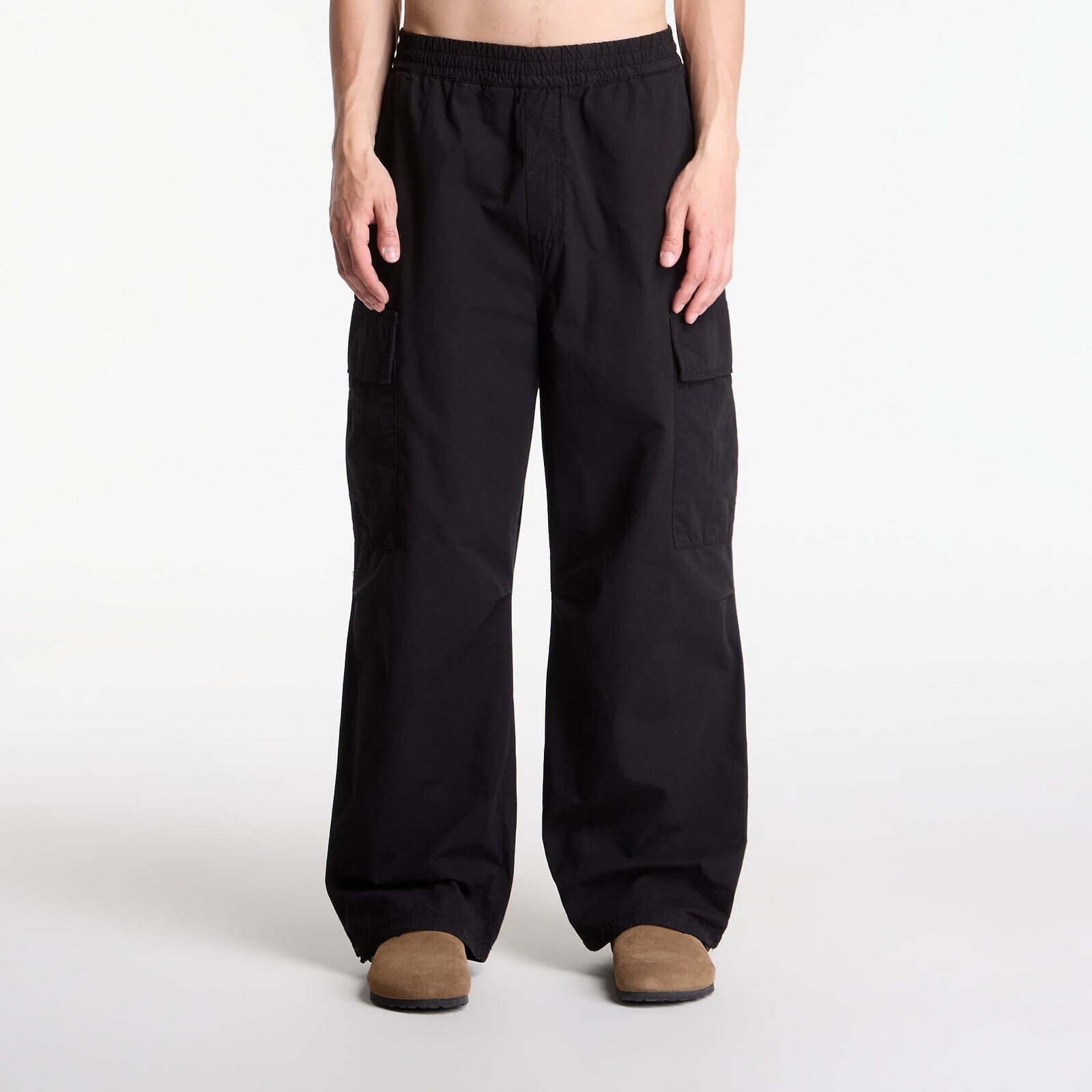 Pants Carhartt WIP Mandler Cargo Pant UNISEX Black Garment Dyed S