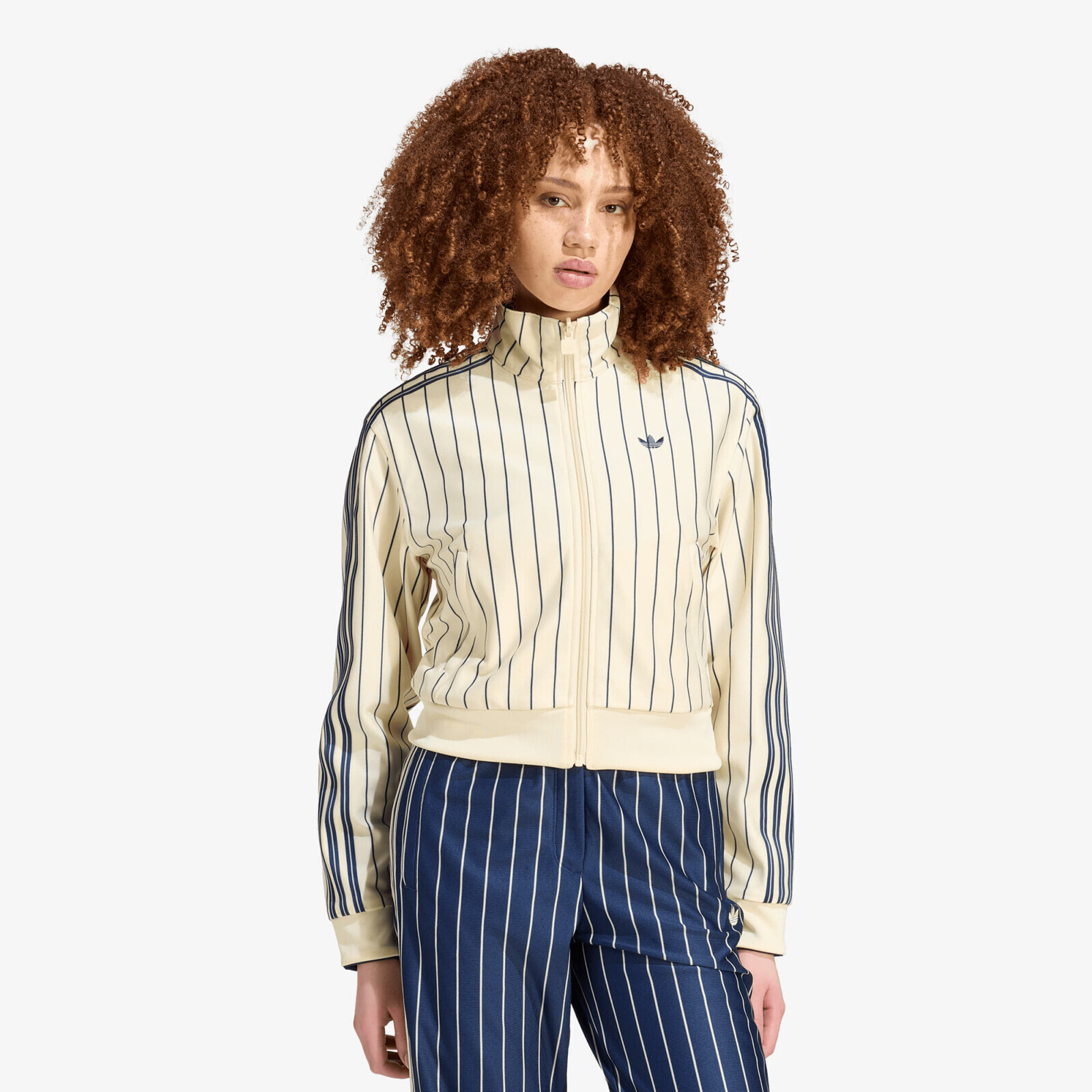Sweatshirt adidas Reversible Firebird Track Top Warm Vanilla/ Night Indigo M