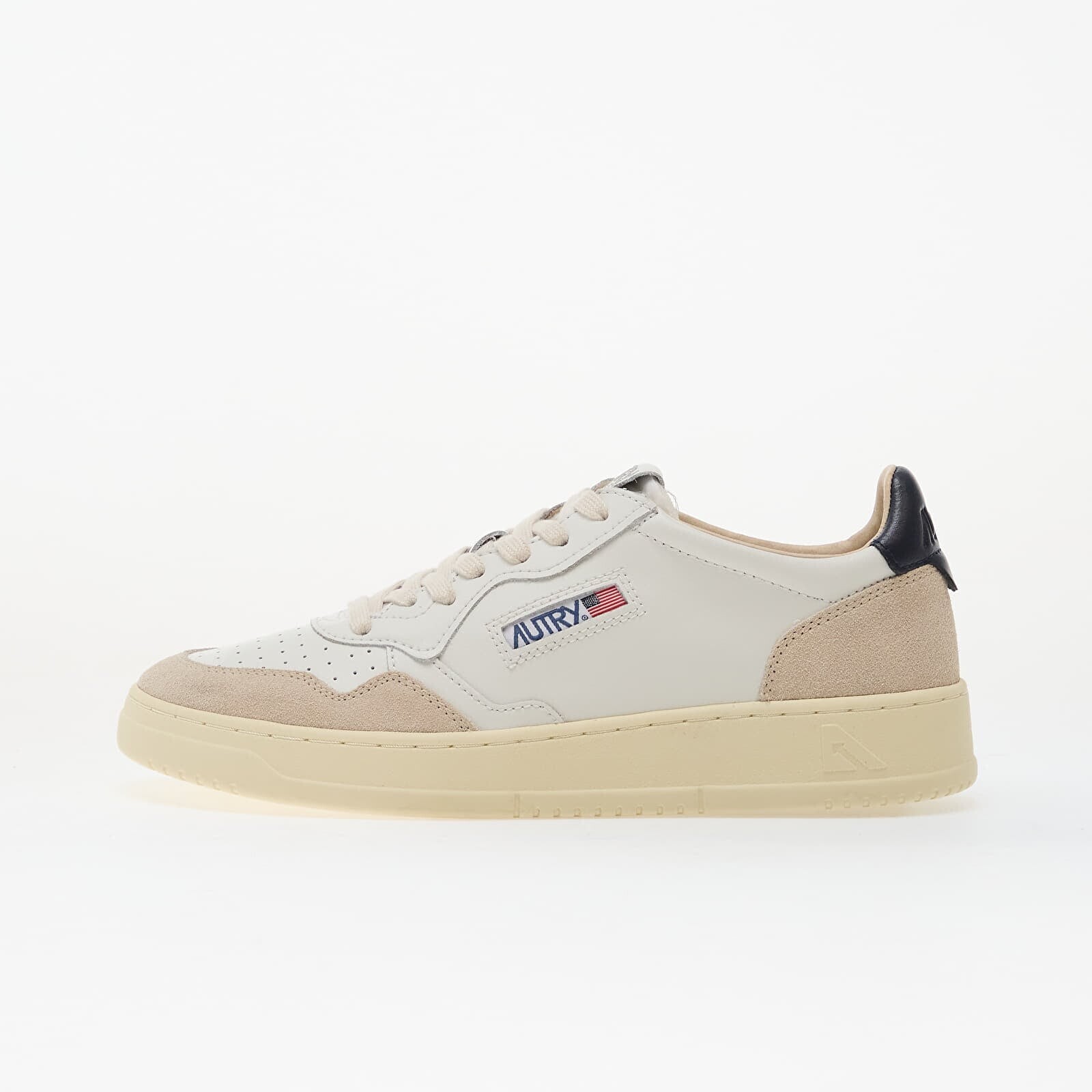Sneakers Autry Medalist Low Man Leat/ Suede White/ Blue UK 8