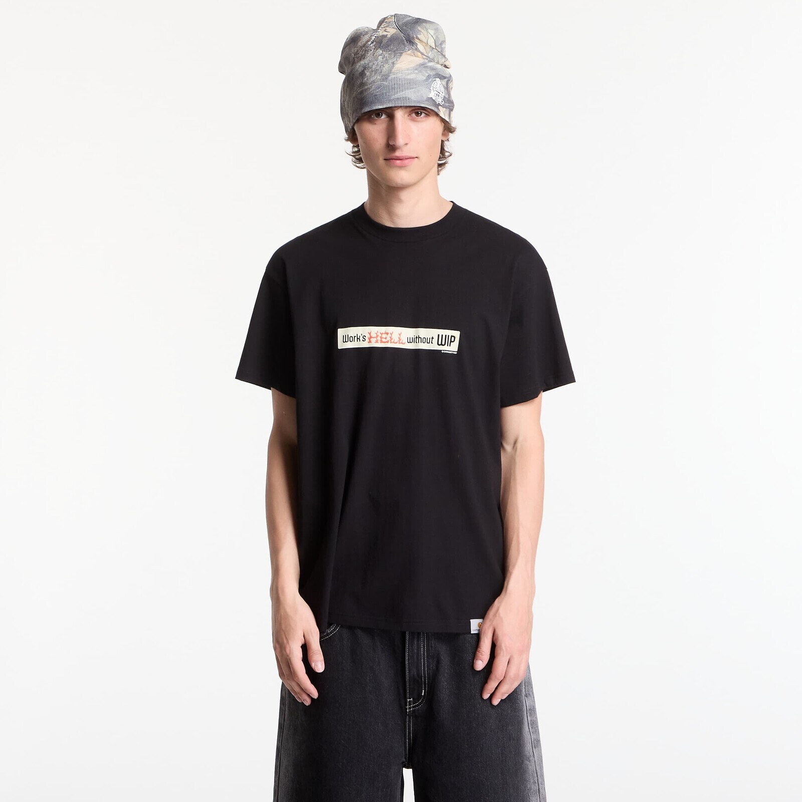 T-shirt Carhartt WIP S/S Bumper Stickers T-Shirt UNISEX Black L