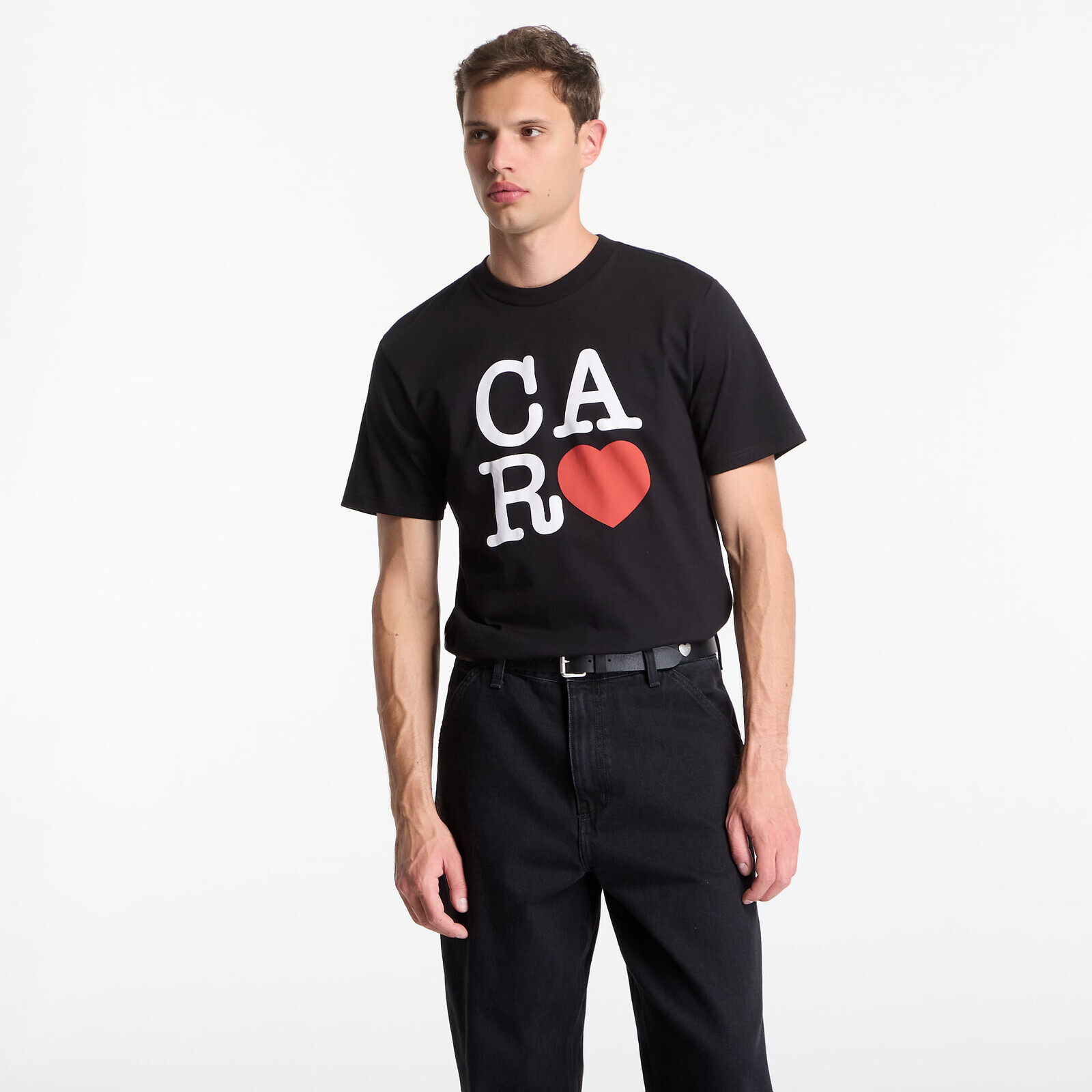 T-shirt Carhartt WIP S/S I Hartt T-Shirt UNISEX Black XXL