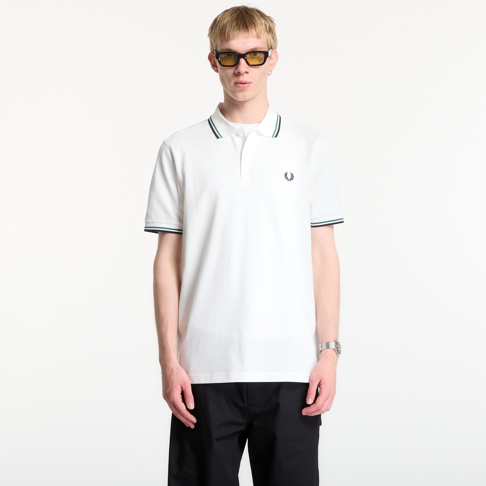 T-shirt Fred Perry Twin Tipped Fred Perry Shirt White L