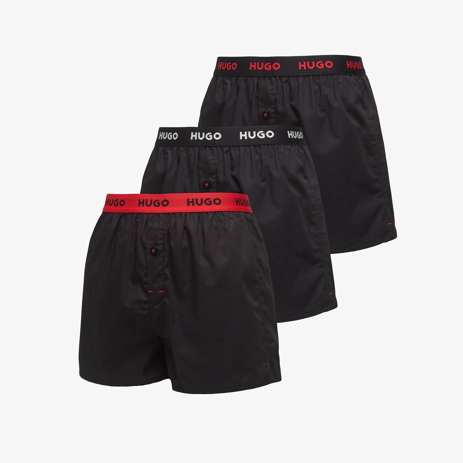 Hugo Boss Woven Boxer Triplet Black M