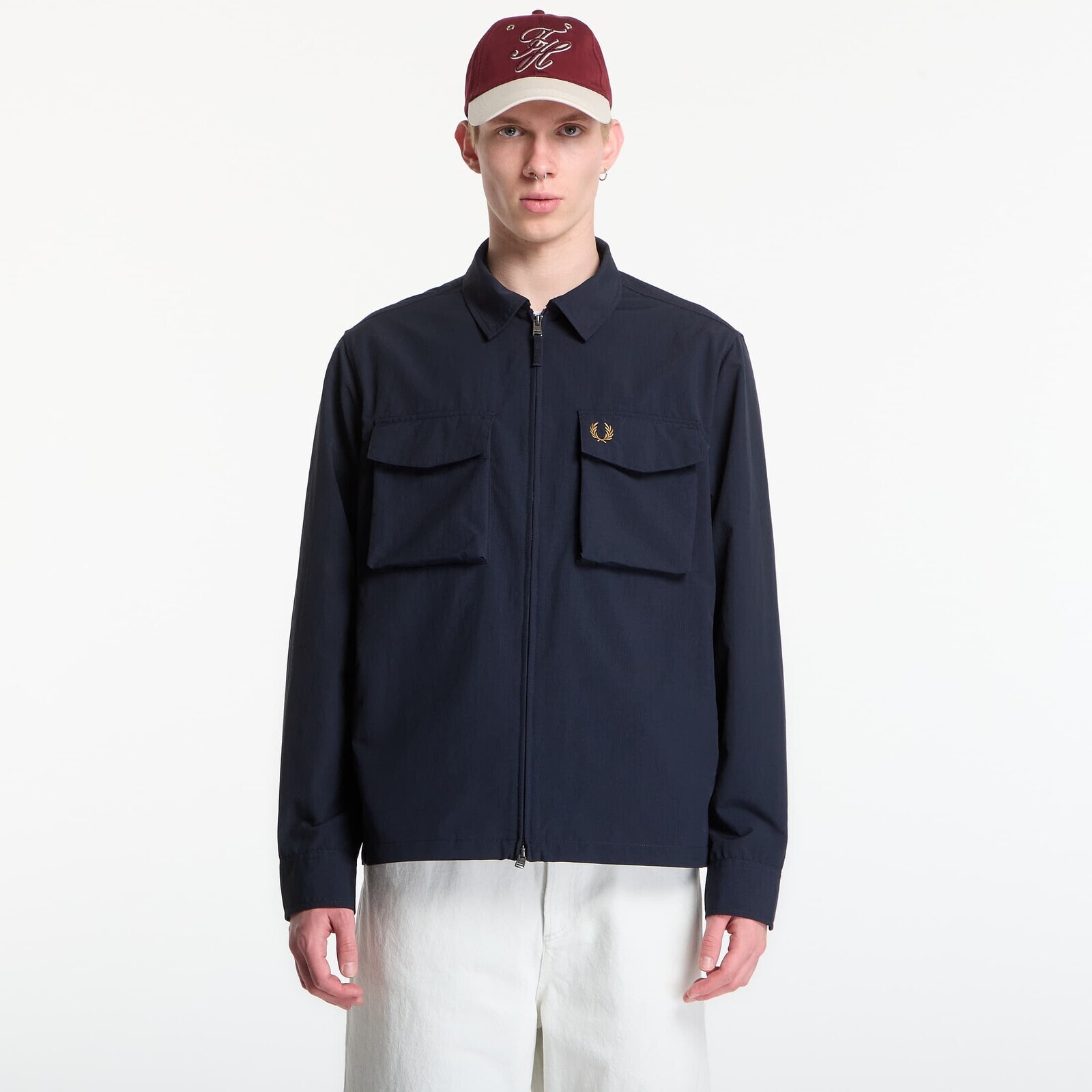 Jacket Fred Perry Ripstop Pocket Overshirt ? M