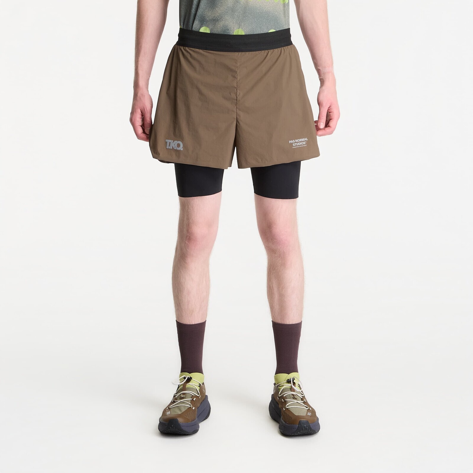 Shorts Pas Normal Studios x Salomon T.K.O. Balance 2-In-1 Shorts Dark Stone L