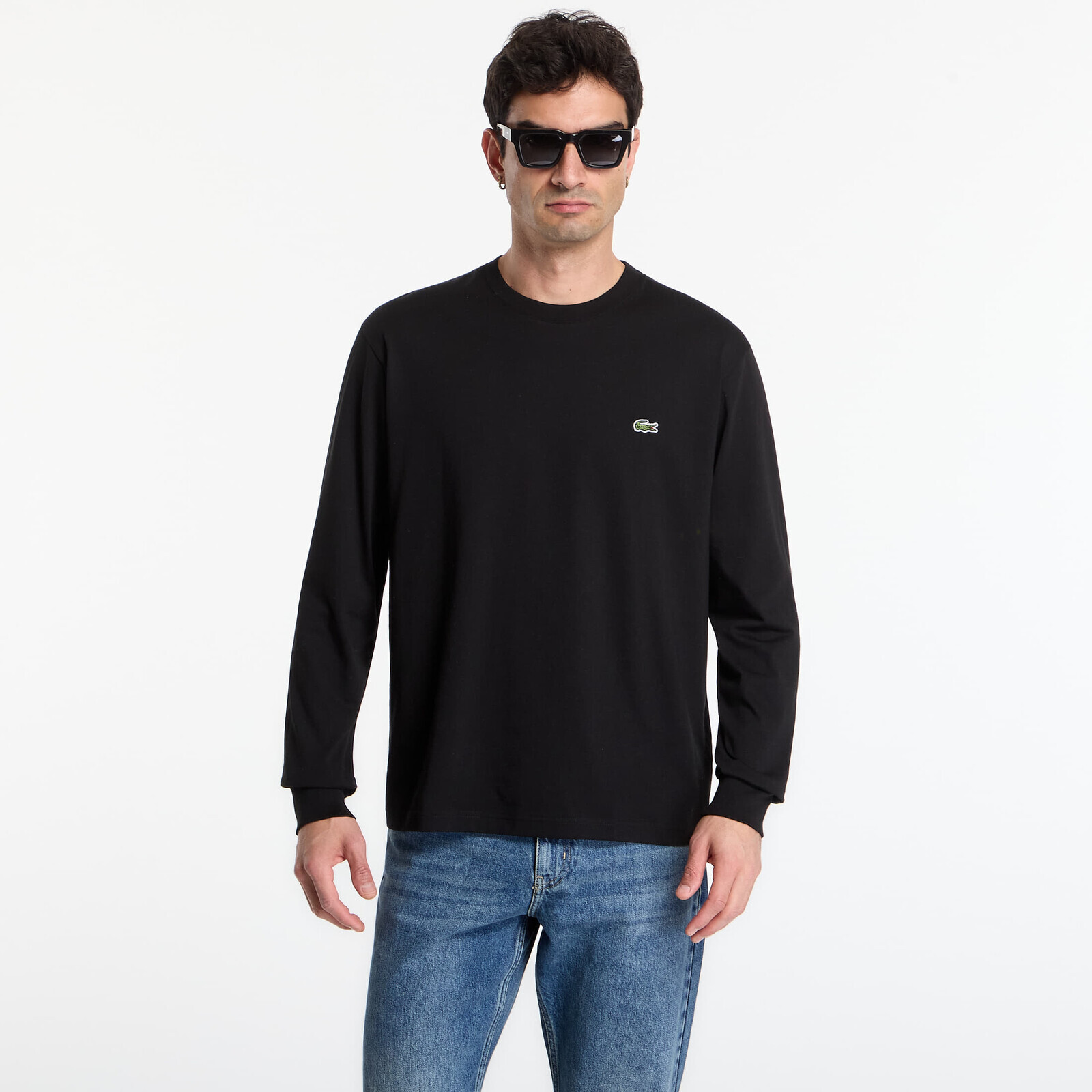 T-shirt LACOSTE Tee-Shirt Black 5