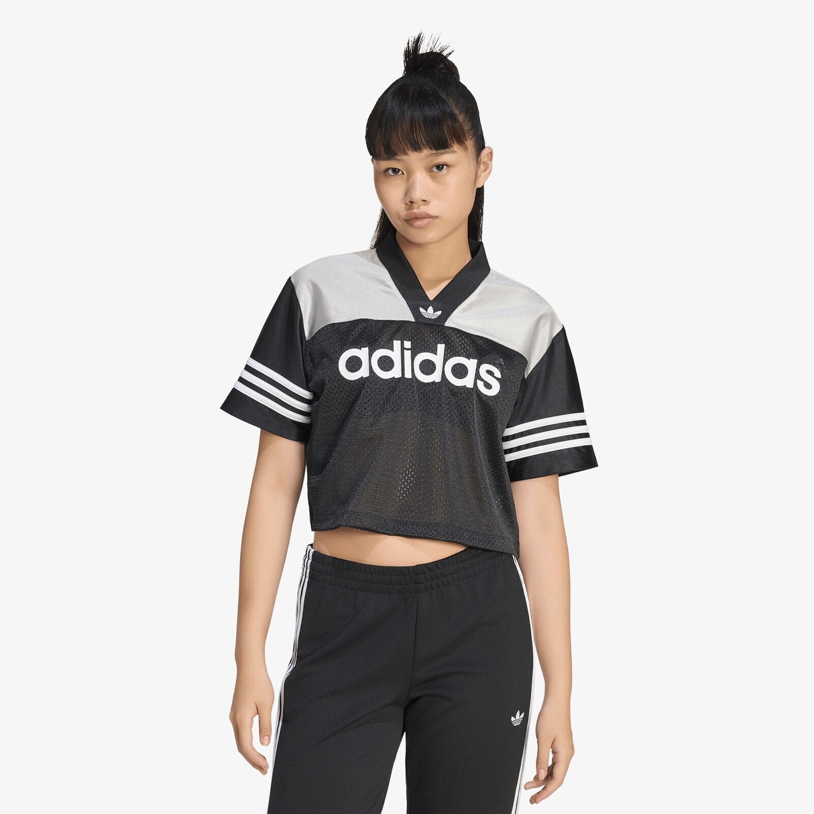 Jersey adidas Crop Jersey Black/ Grey Two/ White M
