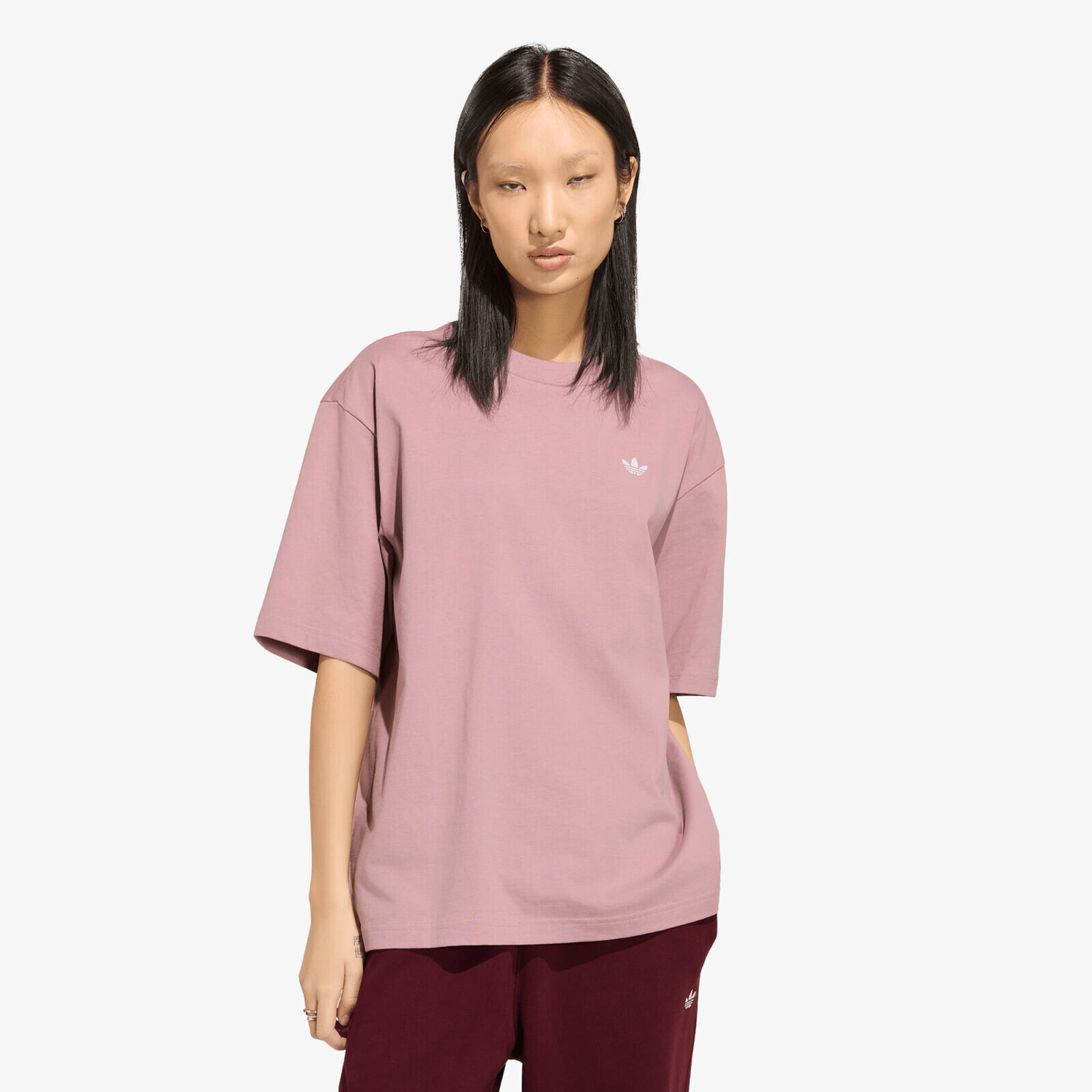 T-shirt adidas Ess Tee Os Magic Mauve M