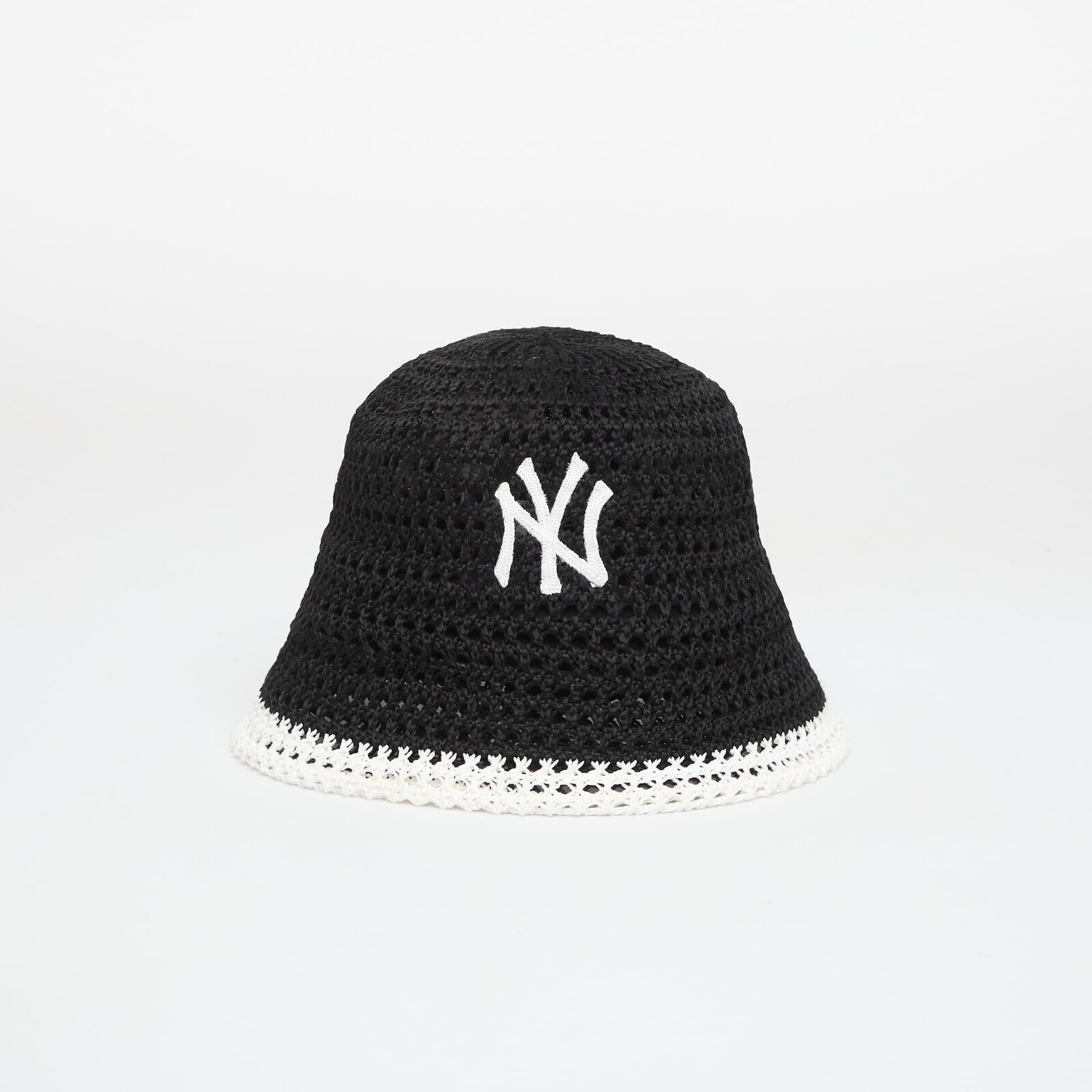 New Era MLB Knitted Bucket New York Yankees Black/ Optic White M/L