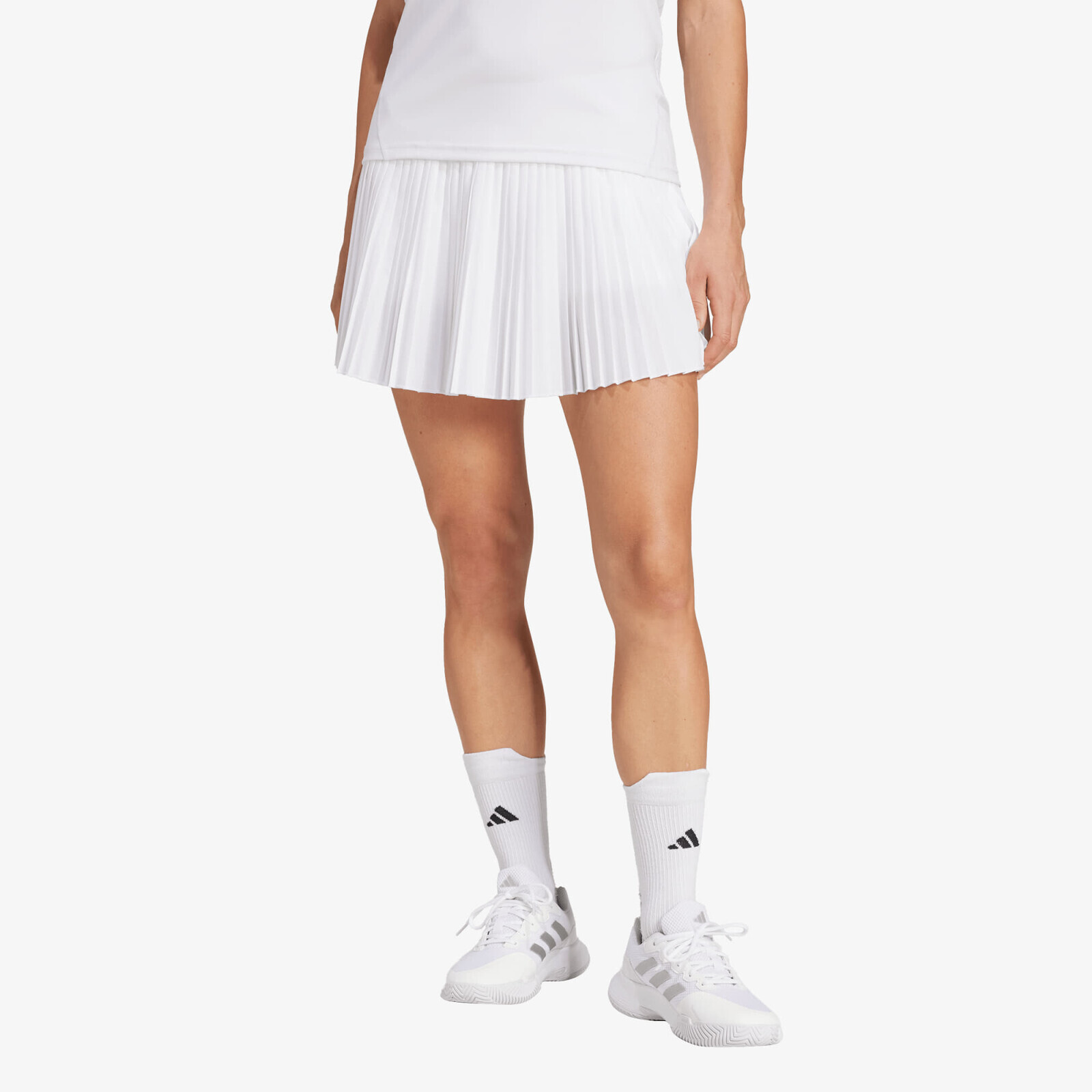 adidas Club Pleated Skirt White M