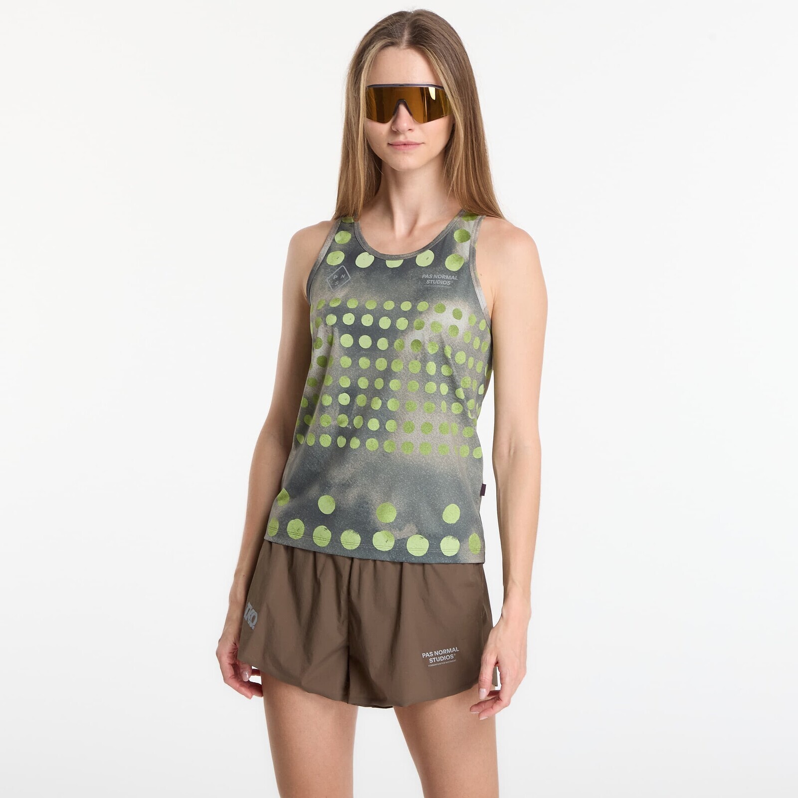 Tank top Pas Normal Studios x Salomon T.K.O. Balance Singlet T.K.O. Moss Green S