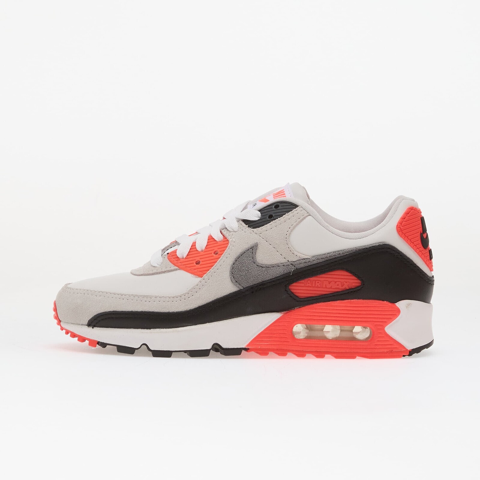 Sneakers Nike Air Max 90 White/ Particle Grey-Lt Smoke Grey-Black UK 5