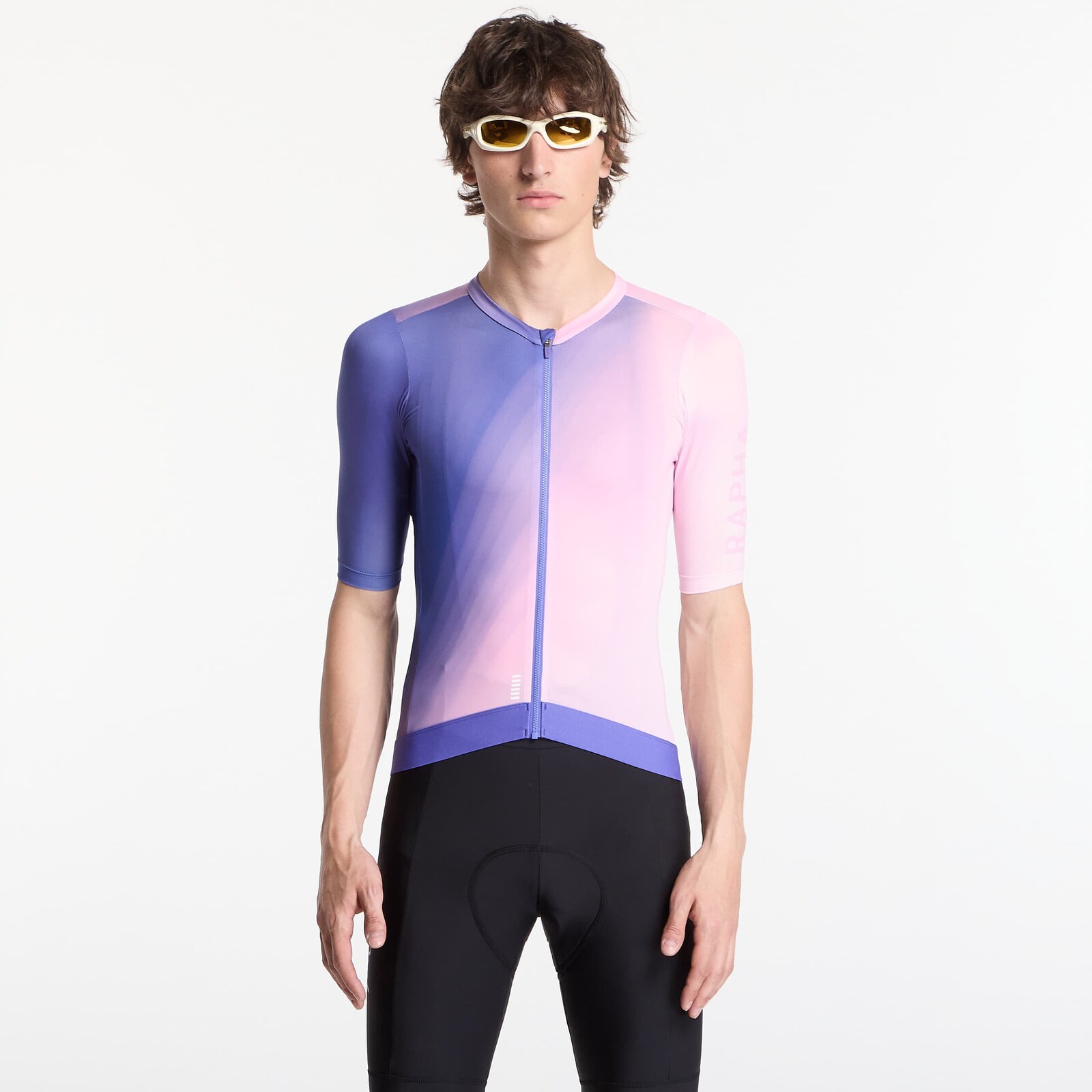 Rapha Men's Pro Team Training Jersey Surface Print - Blue L