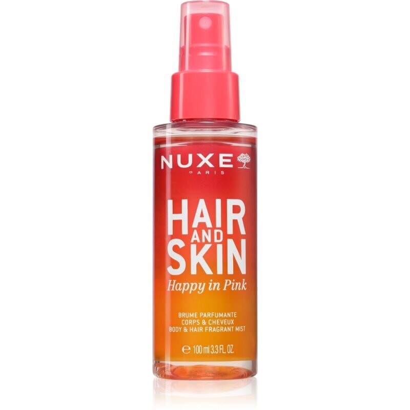 Nuxe Hair & Skin Happy In Pink scented mist for body and hair for women 100 ml