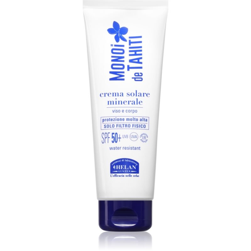 Helan MONOÏ de TAHITI Mineral Sun Cream SPF50+ sunscreen for face and body 125 ml