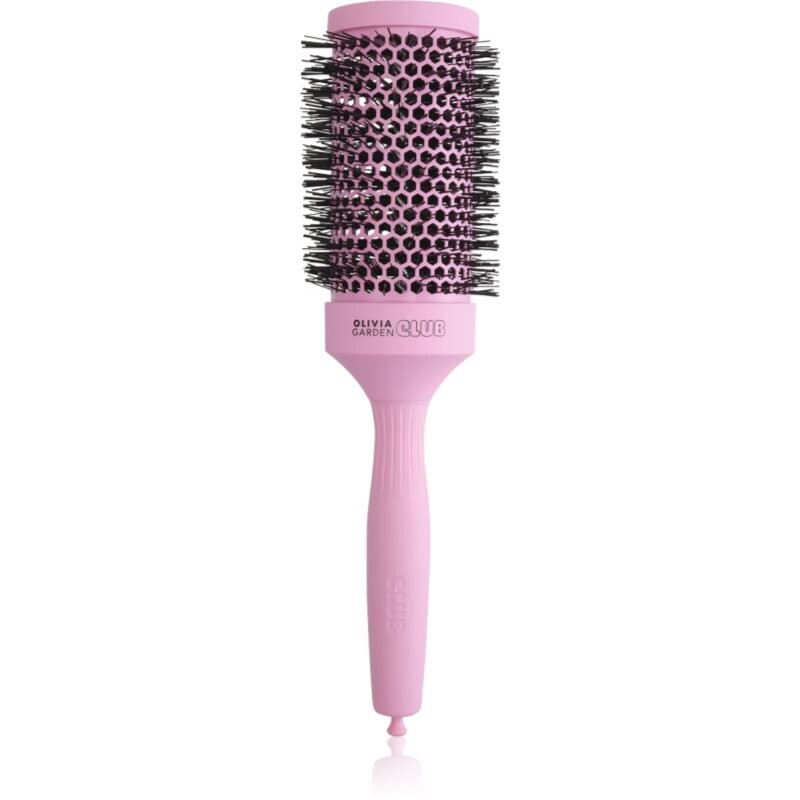 Olivia Garden Club The Glow Blowout Ceramic Round Brush Pink round hairbrush 1 pc