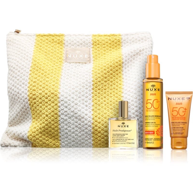 Nuxe My Summer Essentials set for tanning