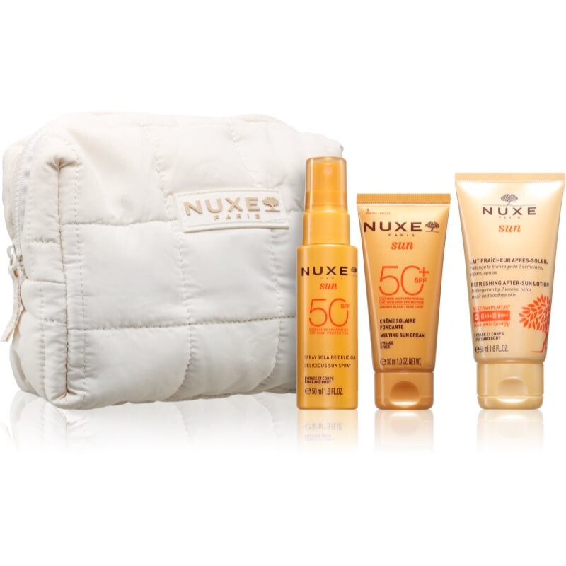 Nuxe Sun My Summer Essentials set for tanning