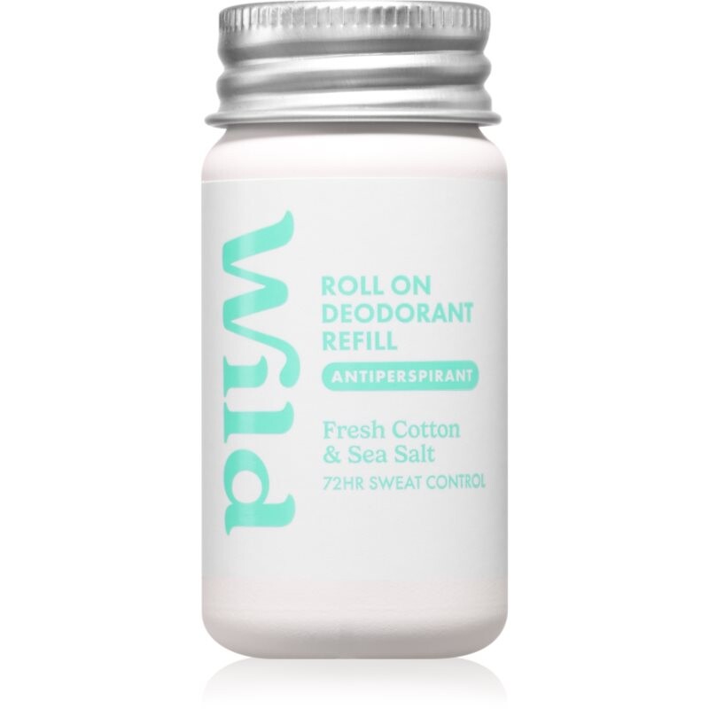 Wild Fresh Cotton & Sea Salt Refill roll-on deodorant refill 50 ml
