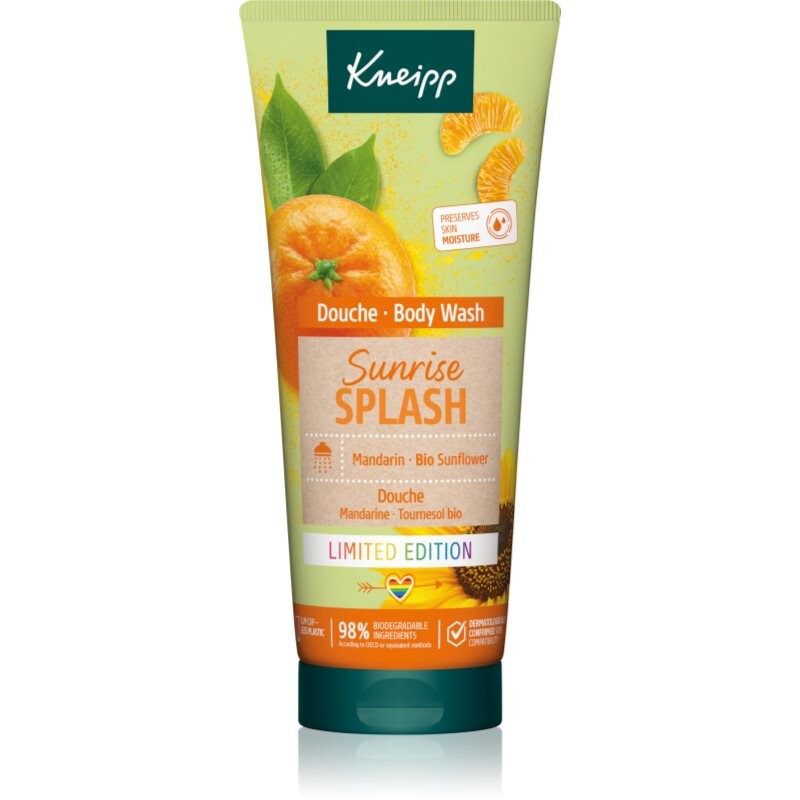 Kneipp Sunrise Splash shower gel Mandarin & Bio Sunflower 200 ml