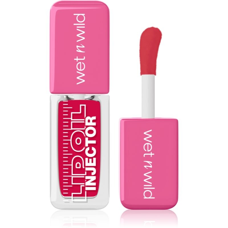 Wet n Wild Lip Oil Injector oil lip gloss for volume shade Hottest Flame 7 ml