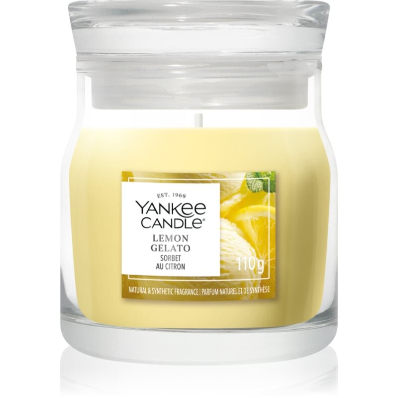 Yankee Candle Lemon Gelato scented candle Signature 110 g