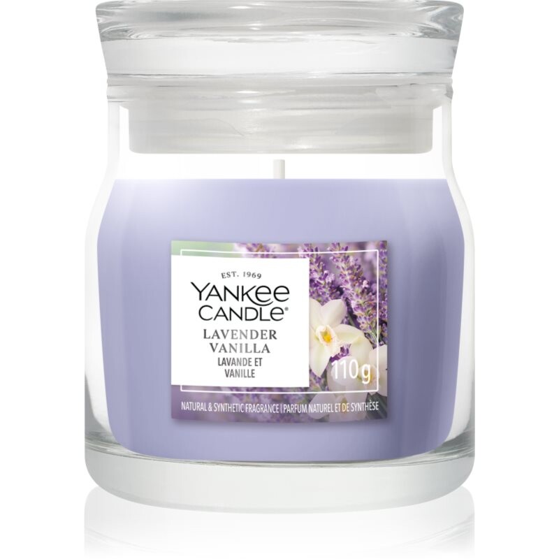 Yankee Candle Lavender Vanilla scented candle Signature 110 g