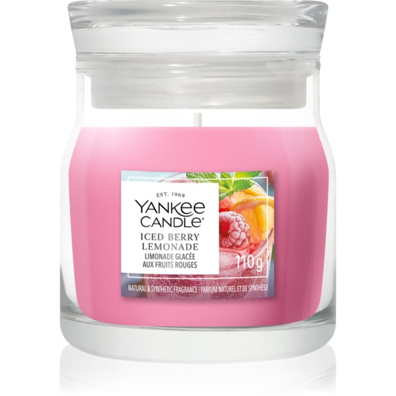 Yankee Candle Iced Berry Lemonade scented candle Signature 110 g