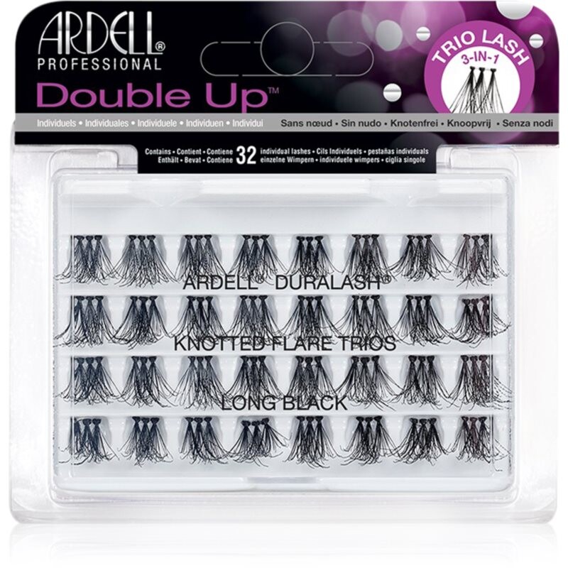 Ardell Double Up Trios stick-on cluster lashes Long 32 pc