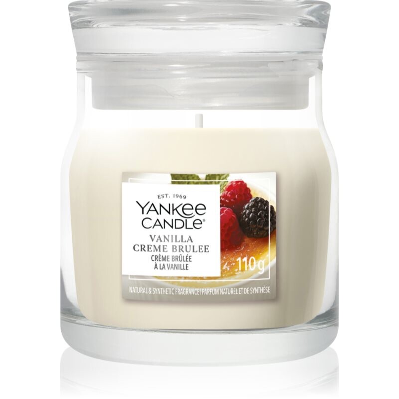 Yankee Candle Vanilla Crème Brûlée scented candle Signature 110 g