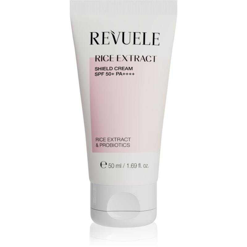Revuele Rice Extract Shield Cream SPF 50+ PA++++ protective facial cream SPF 50+ 50 ml