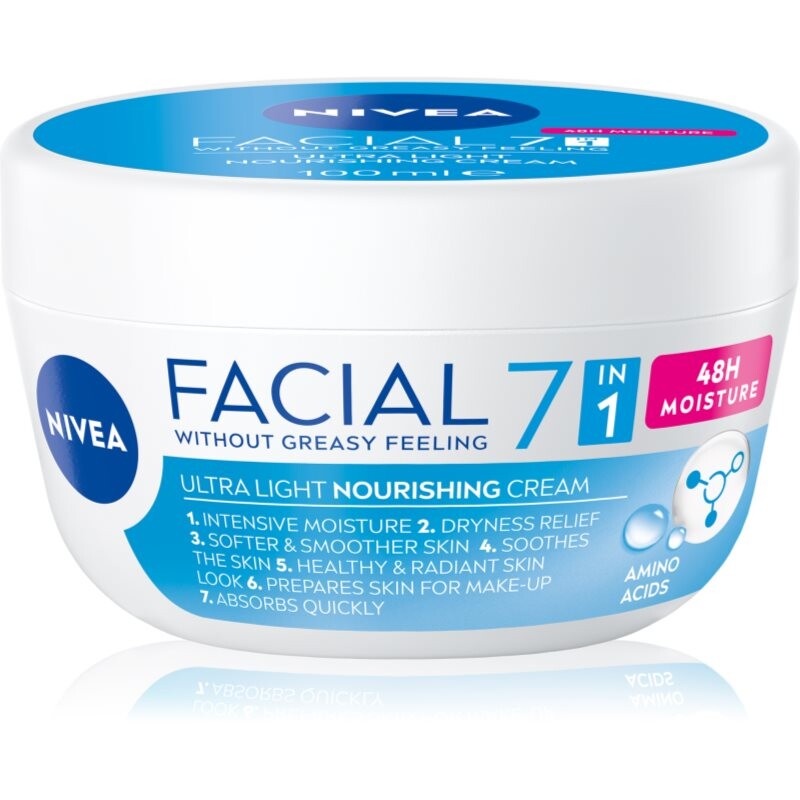 NIVEA Facial Nourishing light cream with nourishing and moisturising effect 7-in-1 100 ml