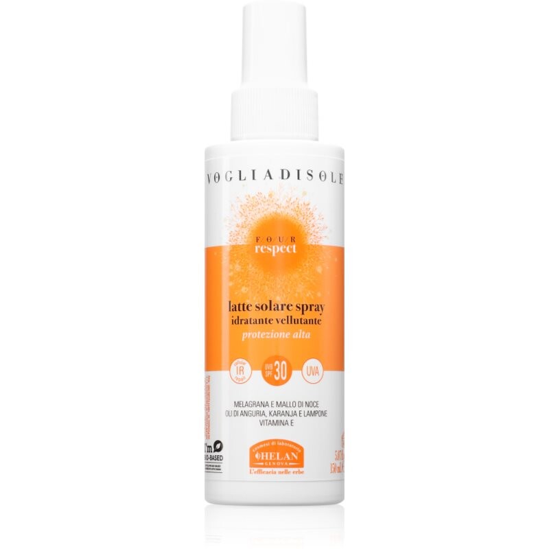 Helan Suntan Milk Spray High Protection SPF30 protective sunscreen spray SPF 30 150 ml