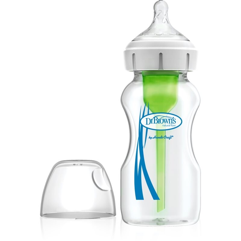Dr. Brown's Options+ Wide-Neck glass anti-colic bottle 270 ml