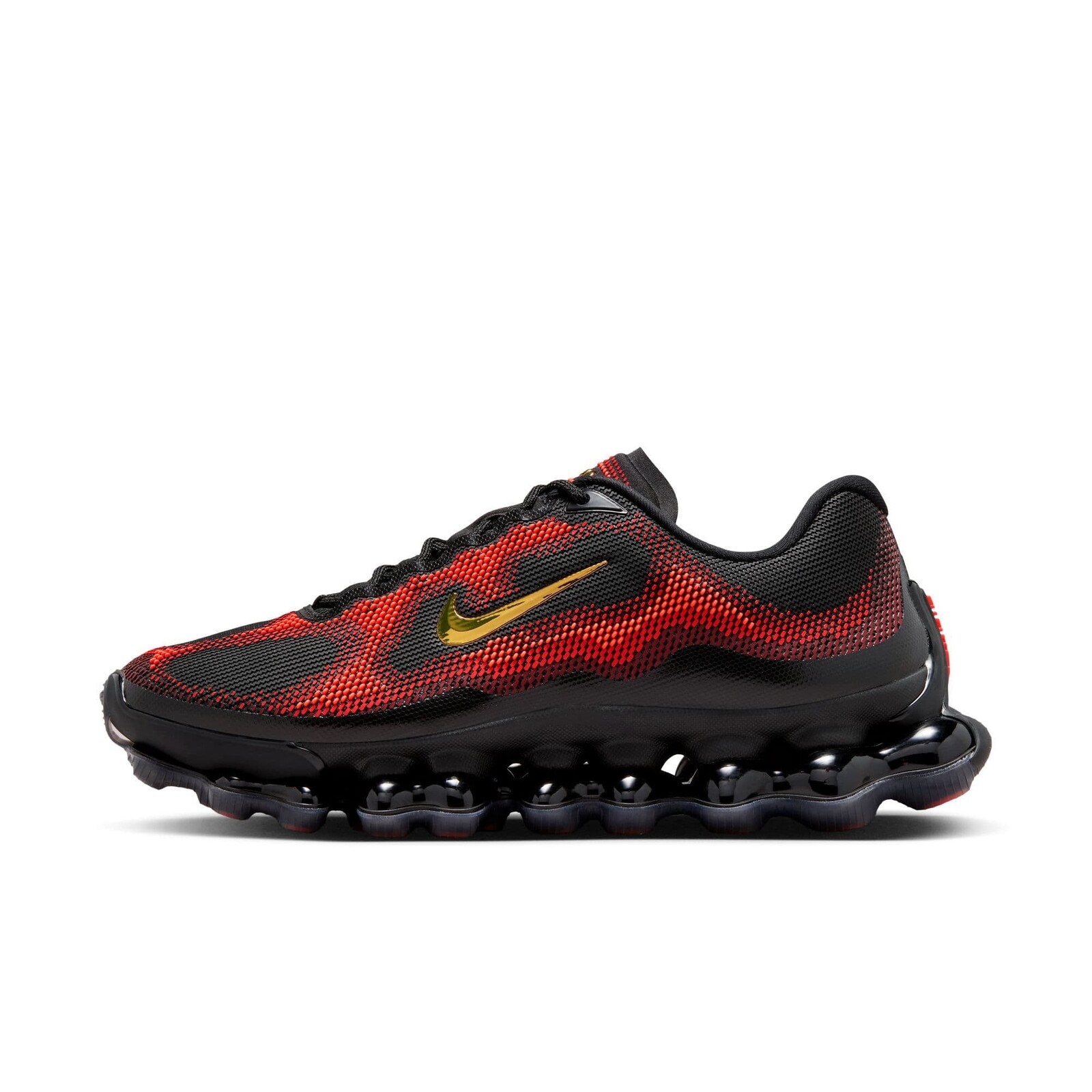 Sneakers Nike Liquid Max Black/ Metallic Gold-Team Red-Fire Red UK 4.5