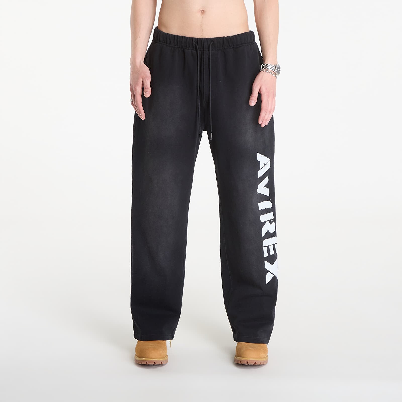 Pants Avirex Distress Icon Sweatpant Black M