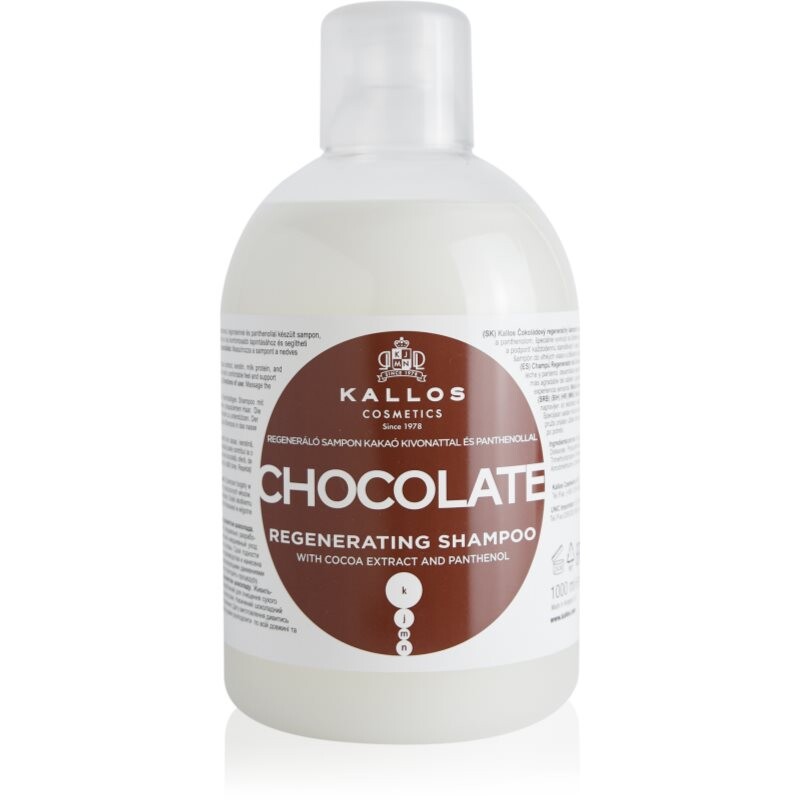 Kallos KJMN Professional Chocolate regenerating shampoo 1000 ml