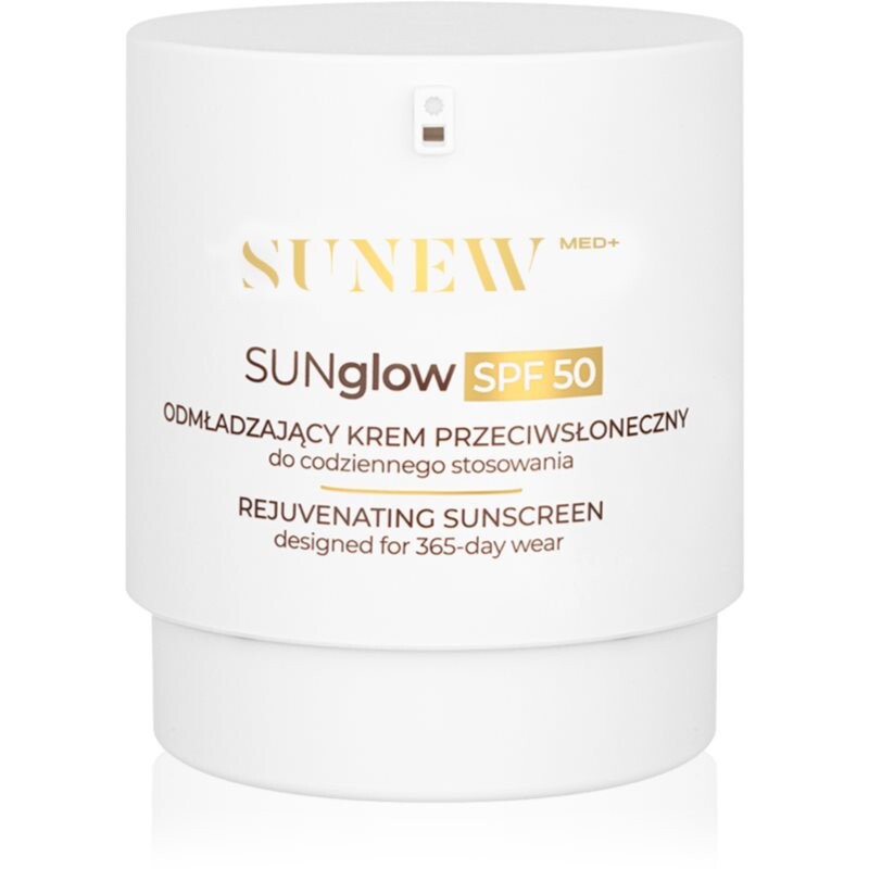SUNEWMED+ SUNglow Anti-Aging Face Sunscreen SPF 50 rejuvenating sunscreen for everyday use SPF 50 50 ml