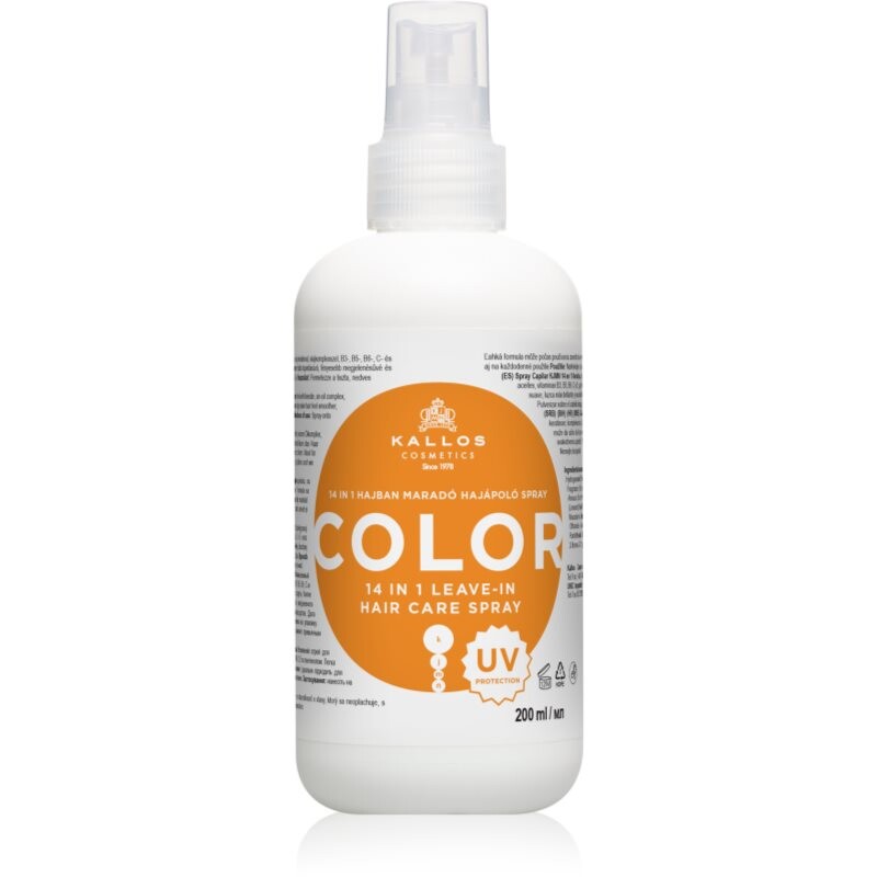 Kallos KJMN Color leave-in spray with SPF 200 ml