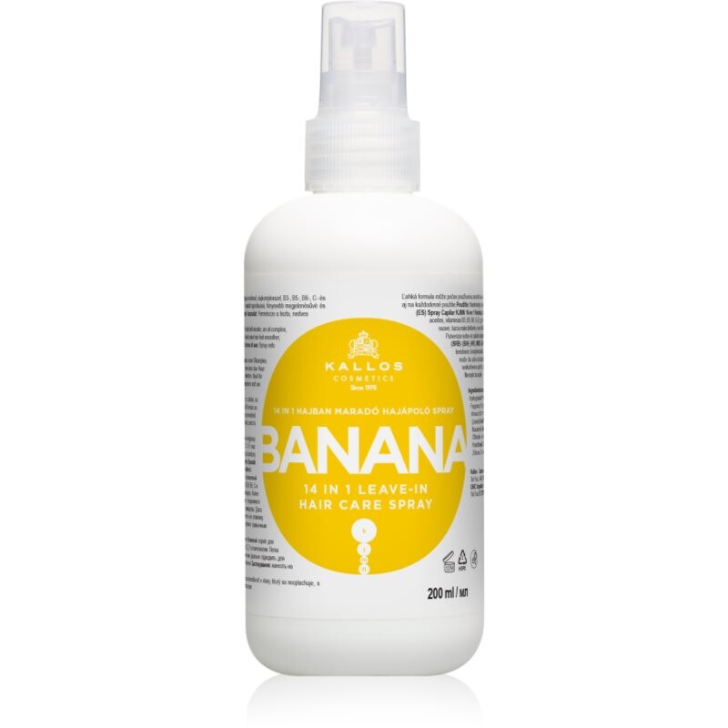 Kallos KJMN Professional Banana leave-in spray for hair 200 ml