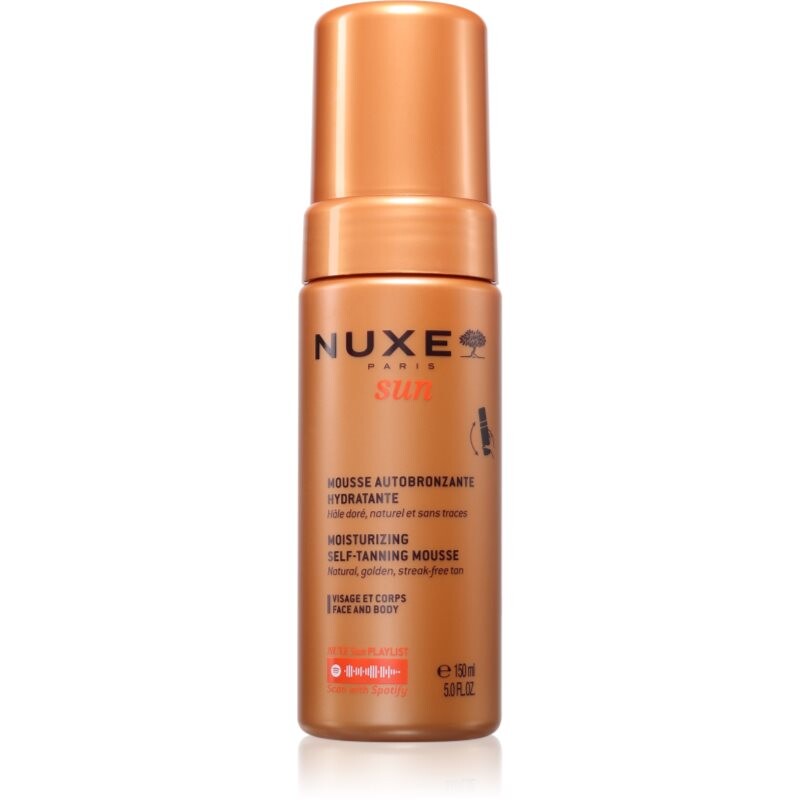Nuxe Sun Moisturizing Self-Tanning Mousse self-tanning mousse for the face and body 150 ml